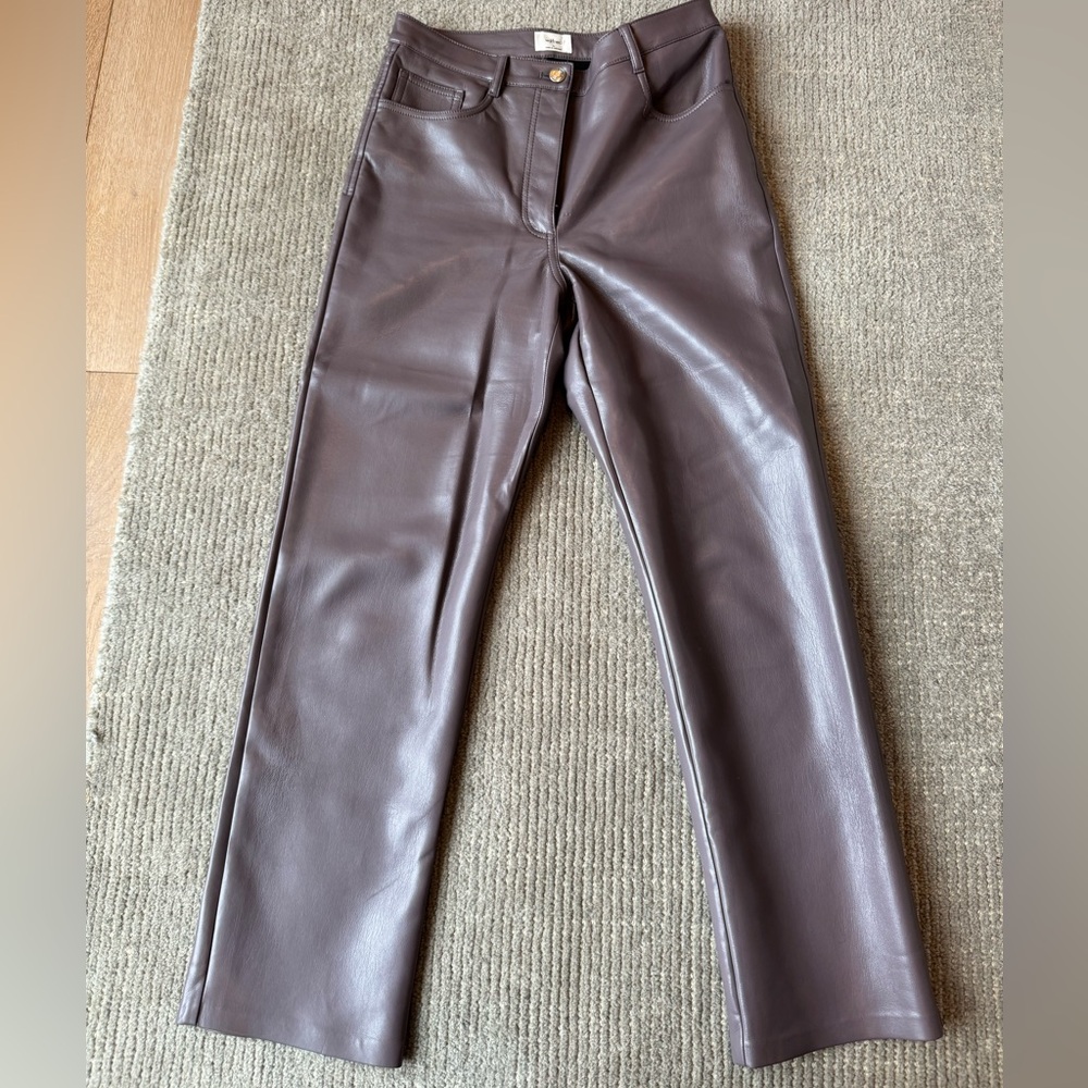 Aritzia Wilfred Vegan Faux Leather Pants